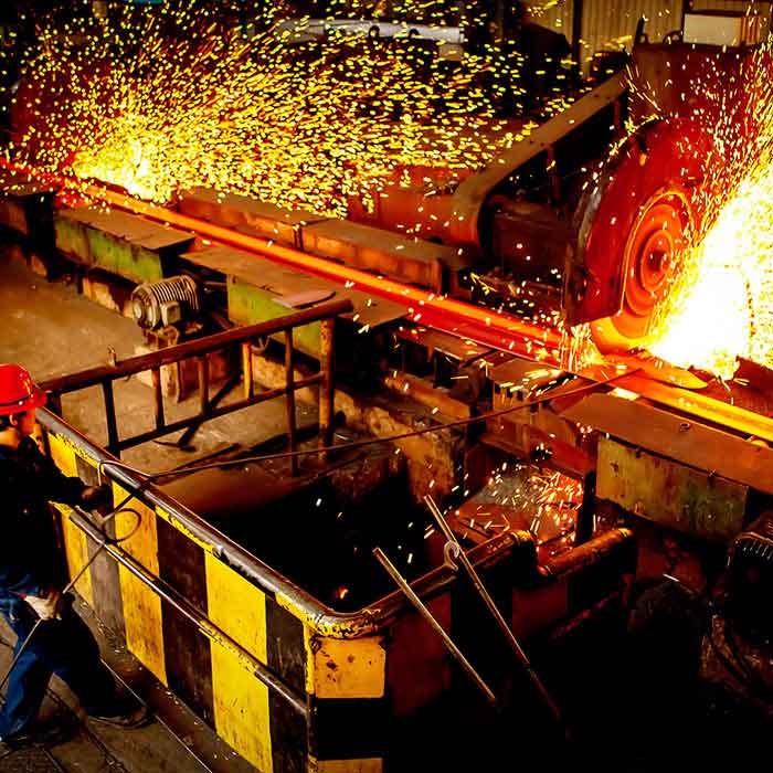 Bosco steel rolling mill workshop